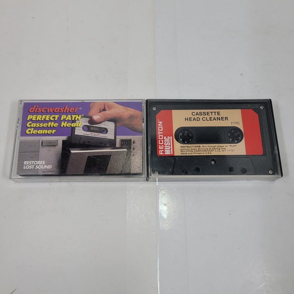2 Head Cleaner Cassettes