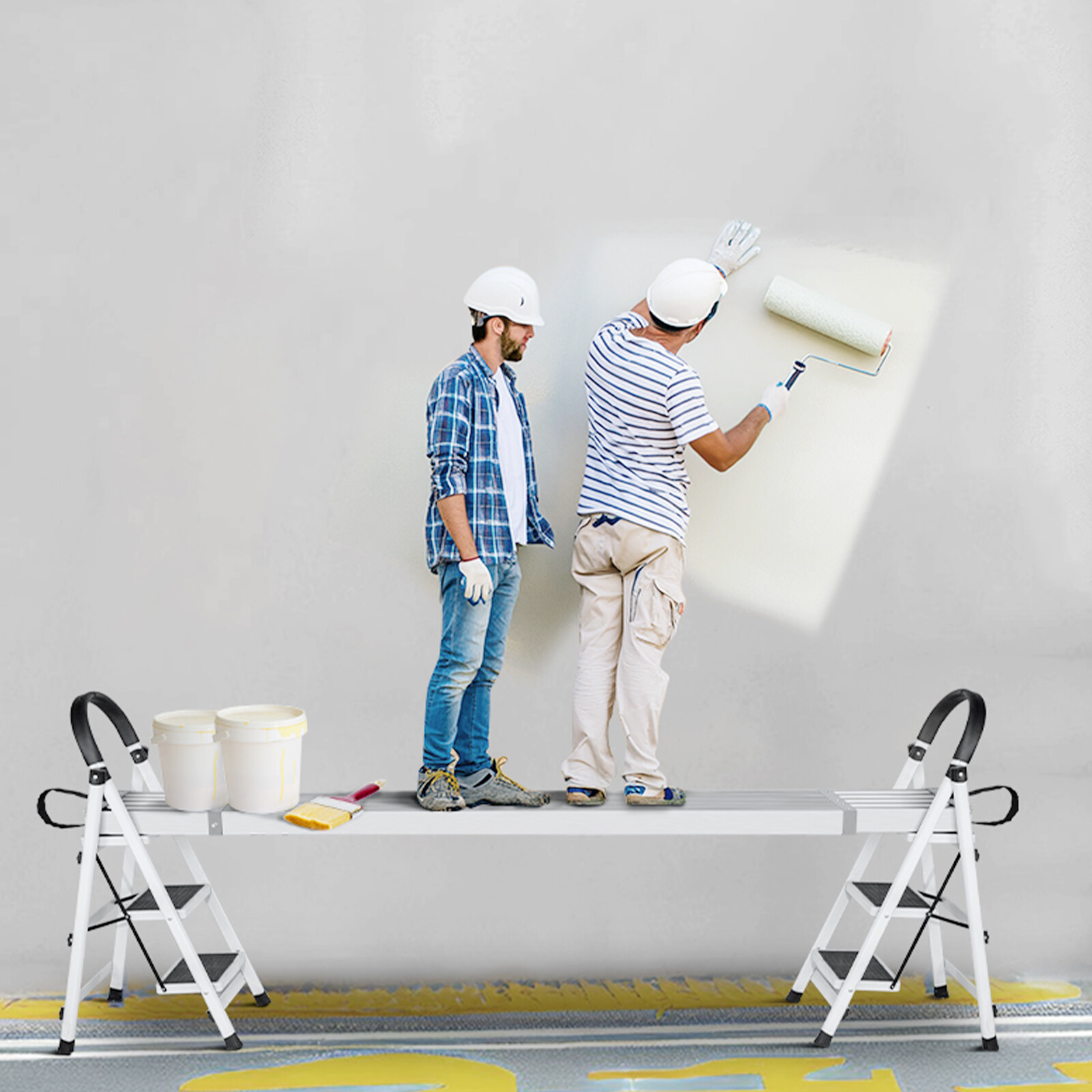 VEVOR Aluminum Work Plank Telescoping 8-13 ft 500 lb Capacity Scaffold Plank