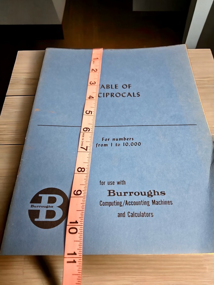 1965 Burroughs Accountant Machines Computing Calculators - Field Engineer 