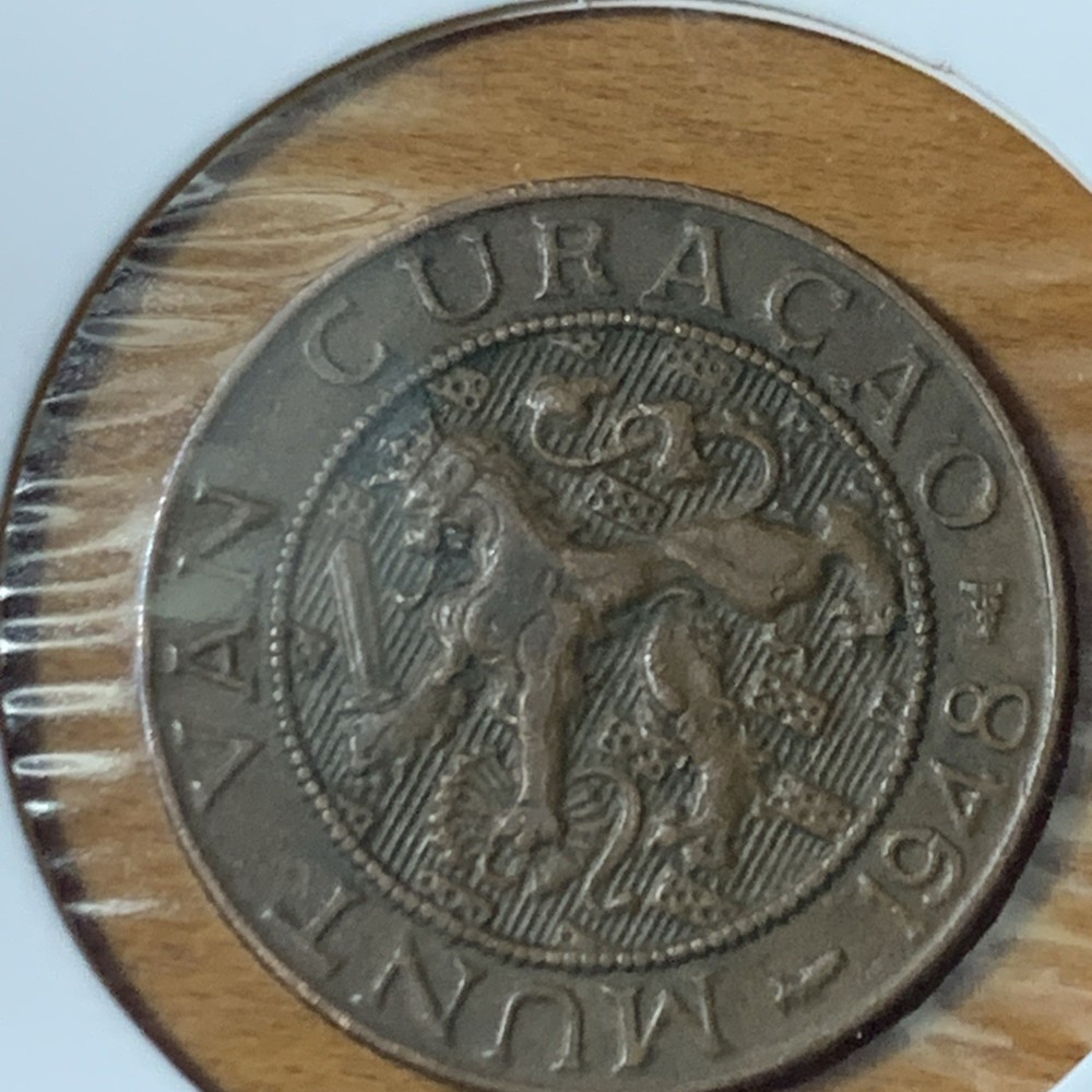 Curacao 2-1/2 Cents 1948 . EF