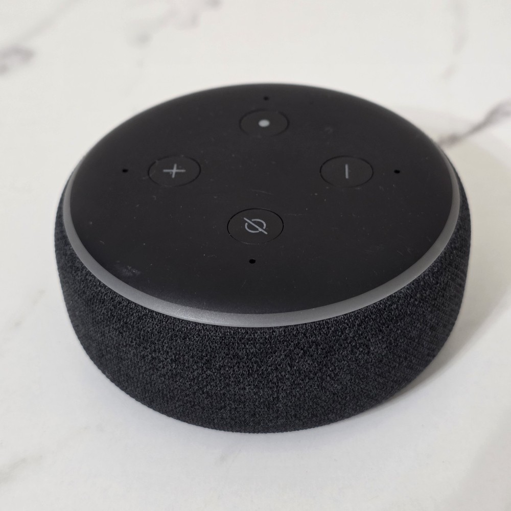 Amazon C78MP8 Black Echo Dot 3rd Gen Smart Speaker Alexa No Power Supply