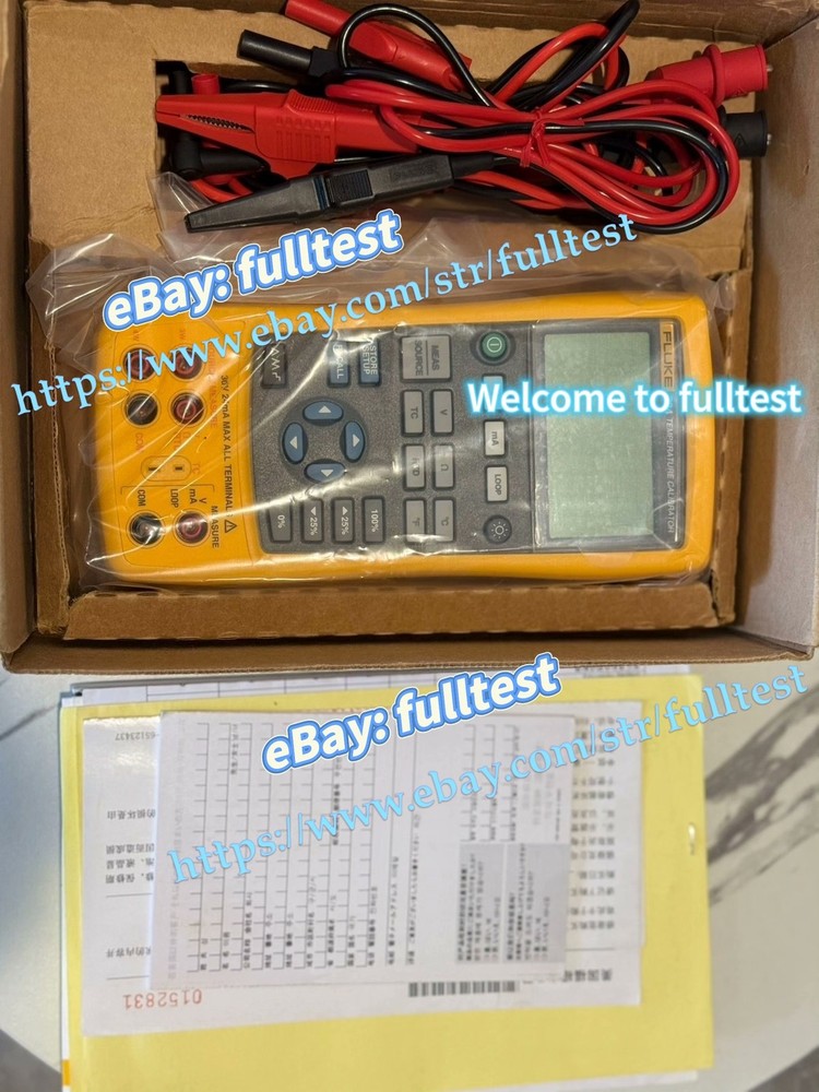 NEW Fluke 724 Documenting Multifunction Process Calibrator -fulltest