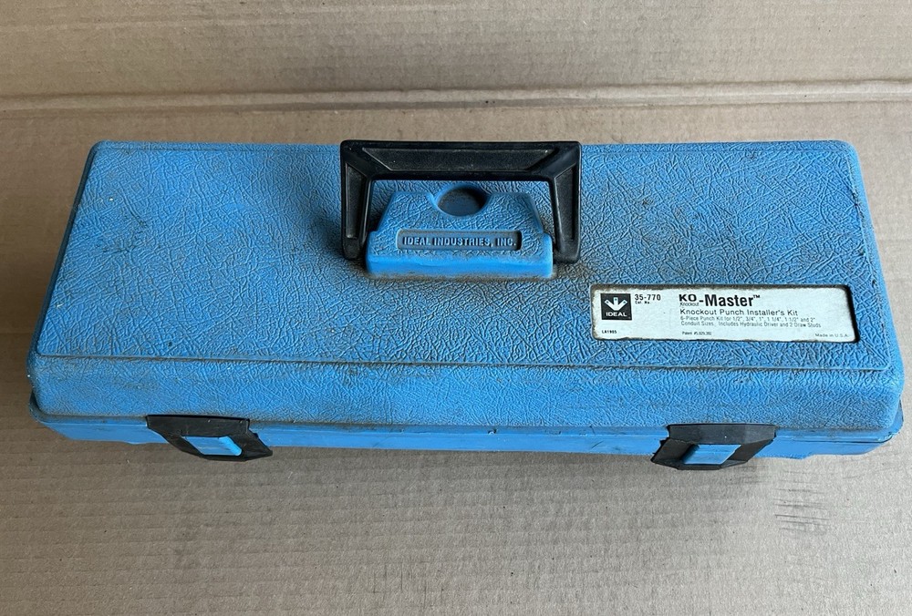 Ideal Hydraulic KO Punch Set