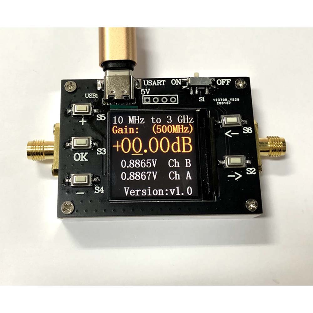 For 10M-3GHz 120DB Large Dynamic Range RF Power Amplifier Module CNC Gain Amp