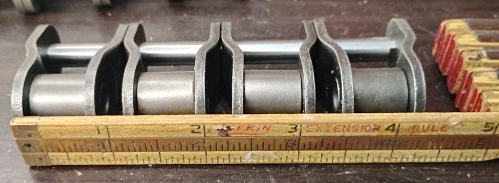 2x #80-4 Offset Link Roller Chain Half Link