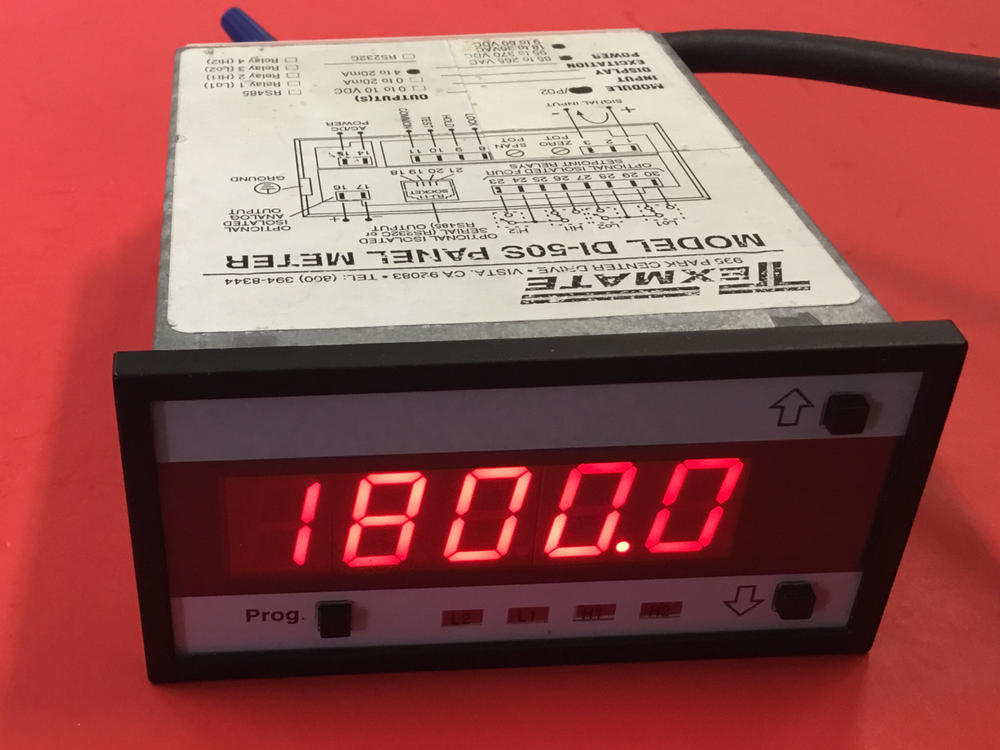 TexMate - P/N: DI-50S - Digital Panel Meter