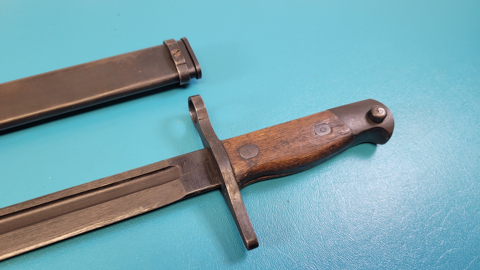 WWII Japanese Type 30 Rifle Bayonet TALW Arsenal Low S/N# + Scabbard TR843