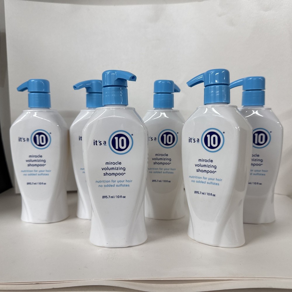 6 Pack It's a 10 Miracle Volumizing Shampoo -10oz