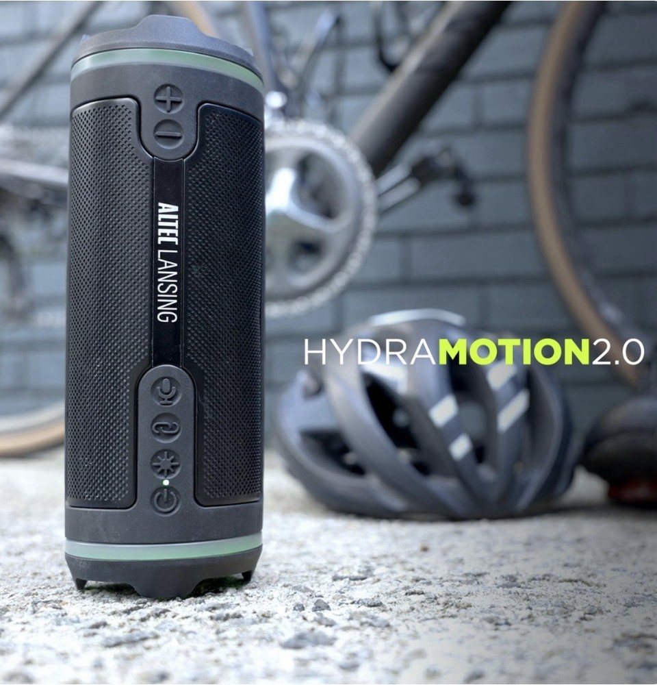 🔥 ALTEC Lansing HydraMOTION 2.0 Waterproof Bluetooth Speaker Black -Open Box