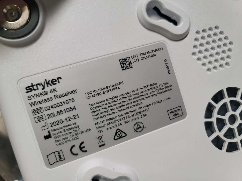 Stryker Synk 4K Wireless Transmitter 0240031075 NOB!