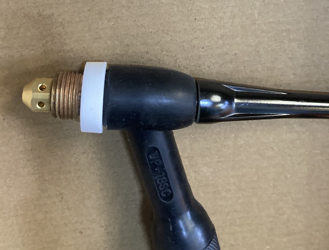 TIG TORCH 400AMP. 18SC25WC 25 Ft Long Rubber Braided Hoses and nylon cover