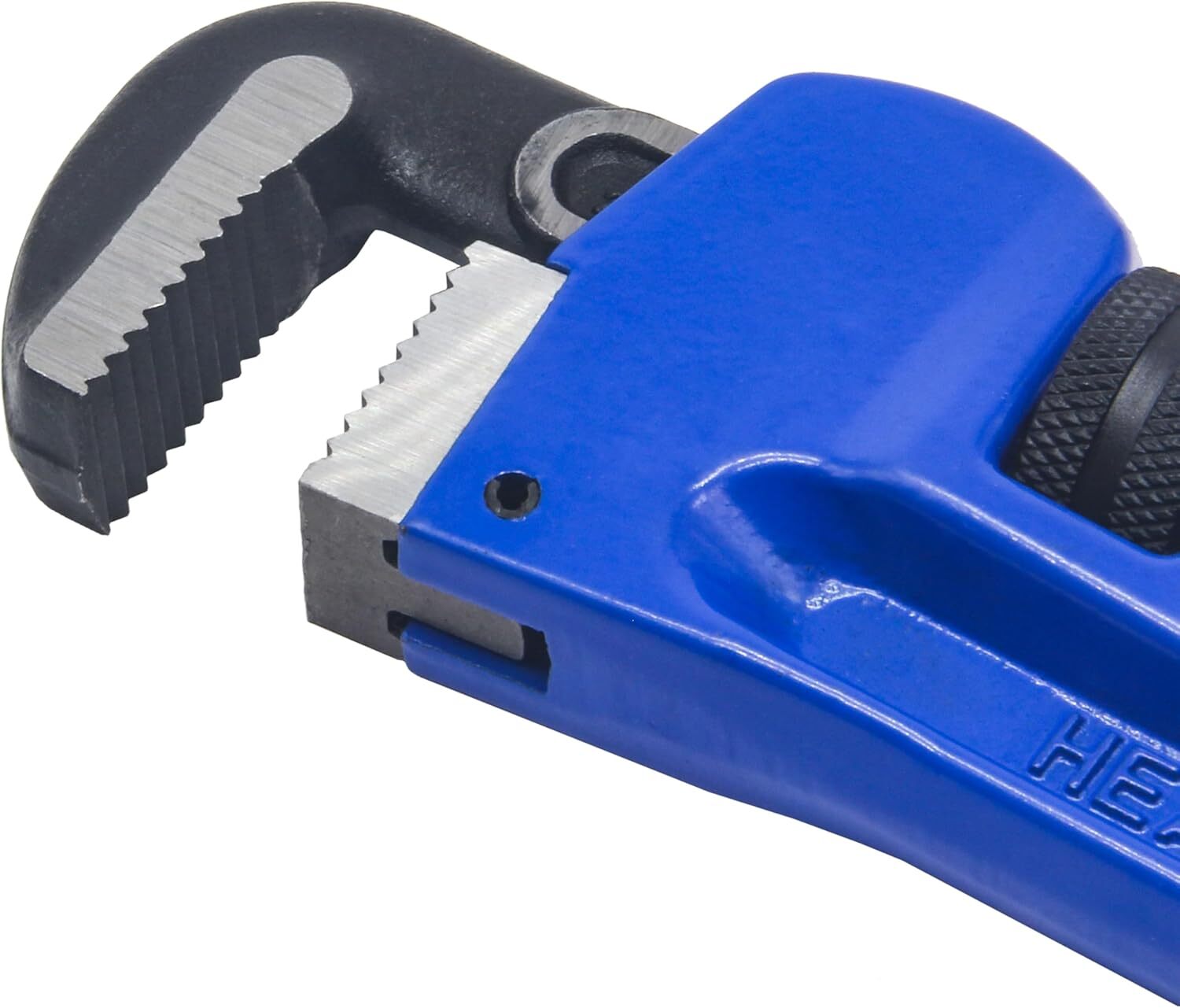 HFS(R) 4 Pack Heavy Duty Pipe Wrench Set, Adjustable 8" 10" 12" 14" Soft Grip