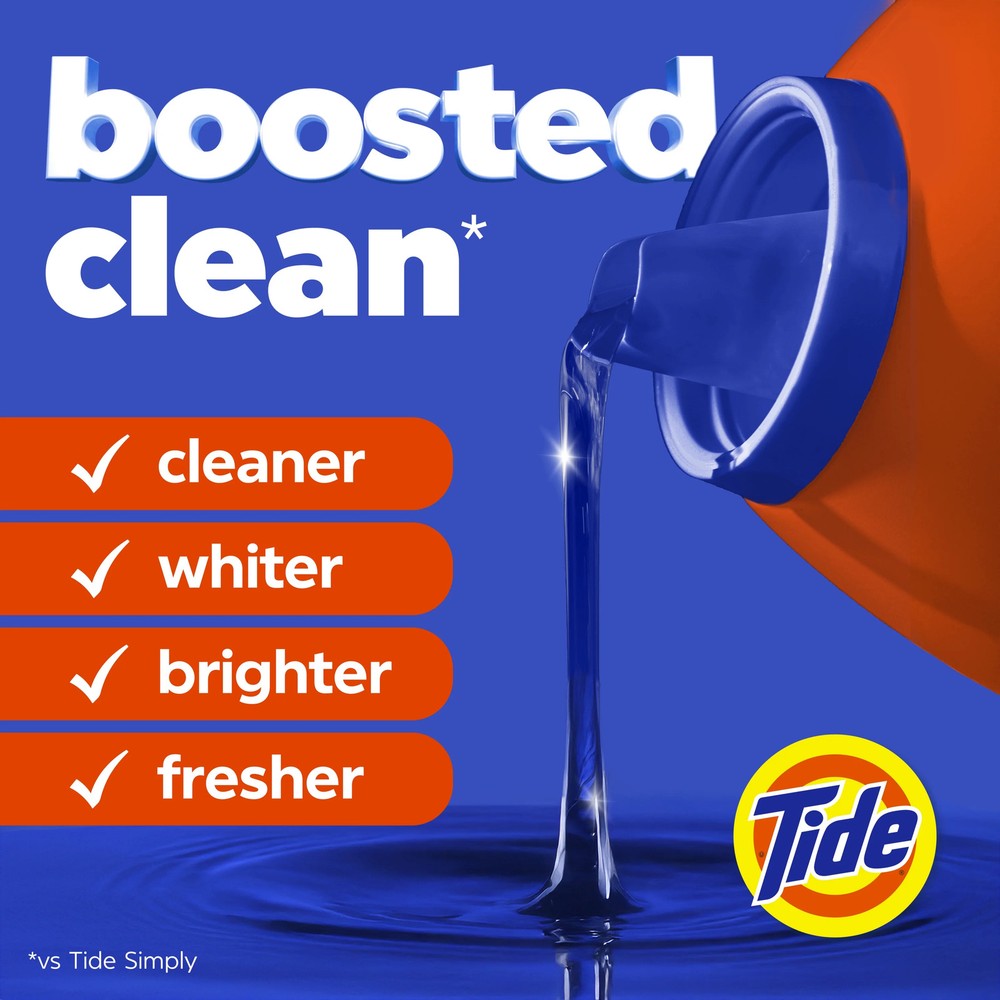 Tide Laundry Detergent Liquid Spring Meadow 125 fl oz