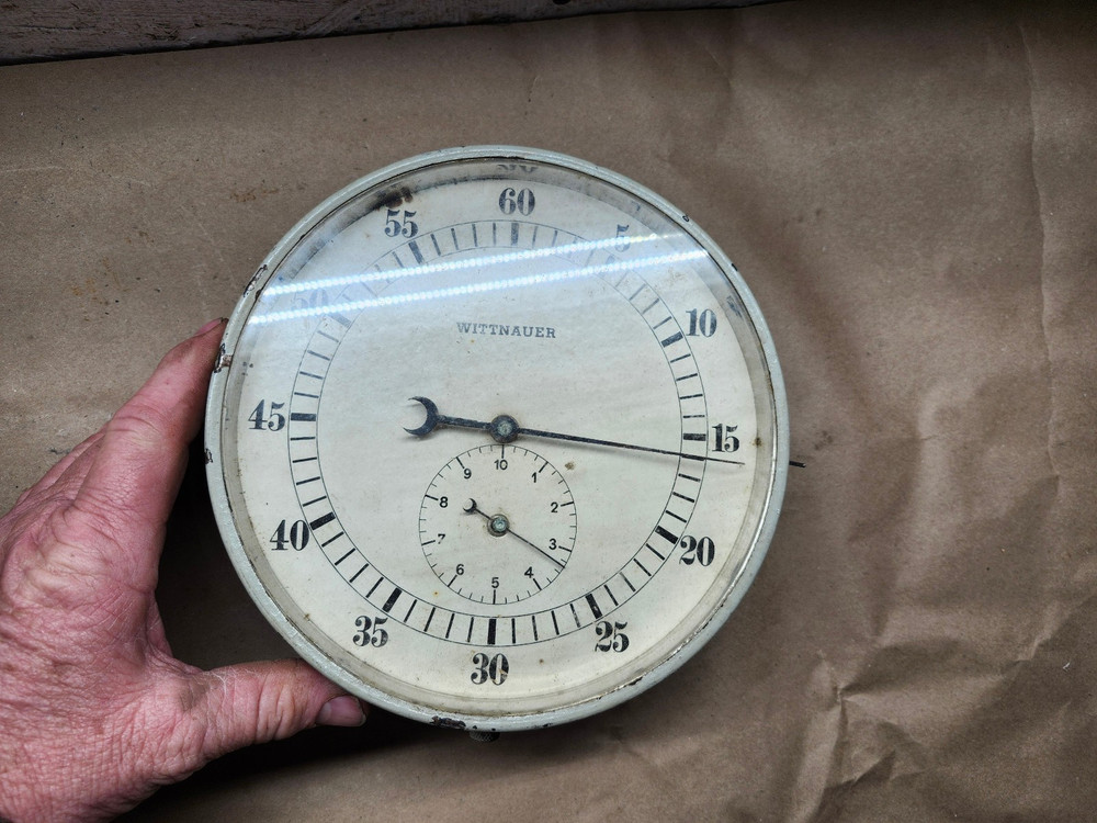 Vintage Wittnauer Wall Stop Watch