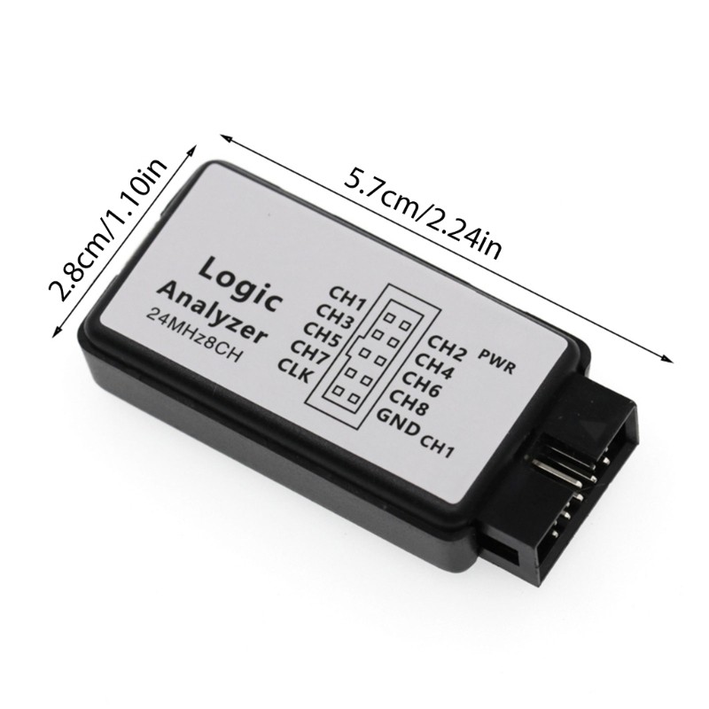 24MHz USB Logics Analyzers 8 Channel for Circuit Debugging Embedded Development