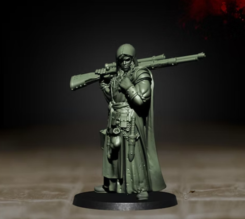 Red Brigade - Comp W/Trench Crusade - ABS resin - Fast ship - multi-unit listing