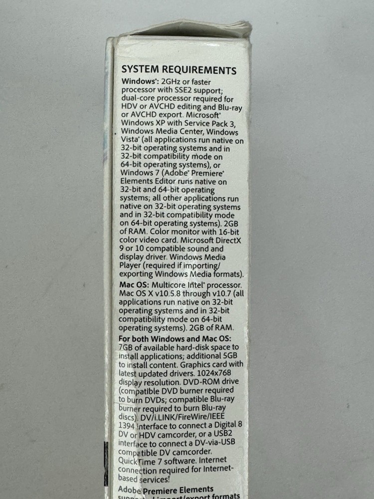 Adobe Photoshop Elements 10 & Premiere Elements 10 Adobe 65136896 PC / MAC