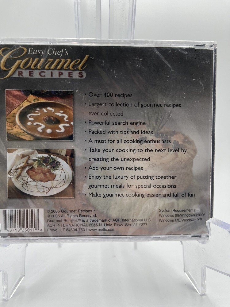 CD Easy Chef's Salad Menu-Easy Chef's Gourmet Recipes never opened