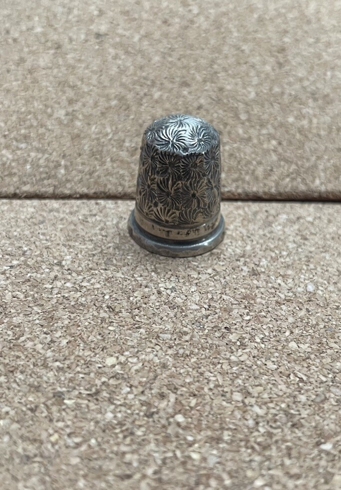 charles horner silver thimble Chester 1901