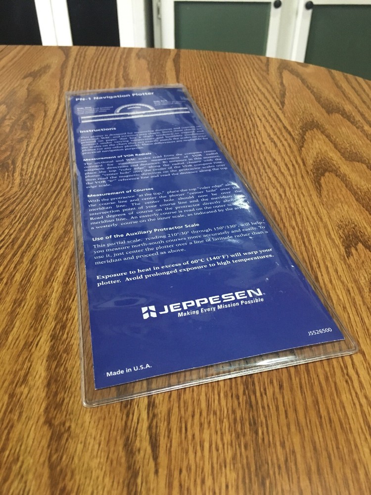 Jeppesen PN-1 Navigation Plotter High Quality Accurate