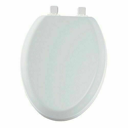 NEW!! BEMIS Richfield Lift-Off Never Loosens Elongated Closed Front Toilet Seat