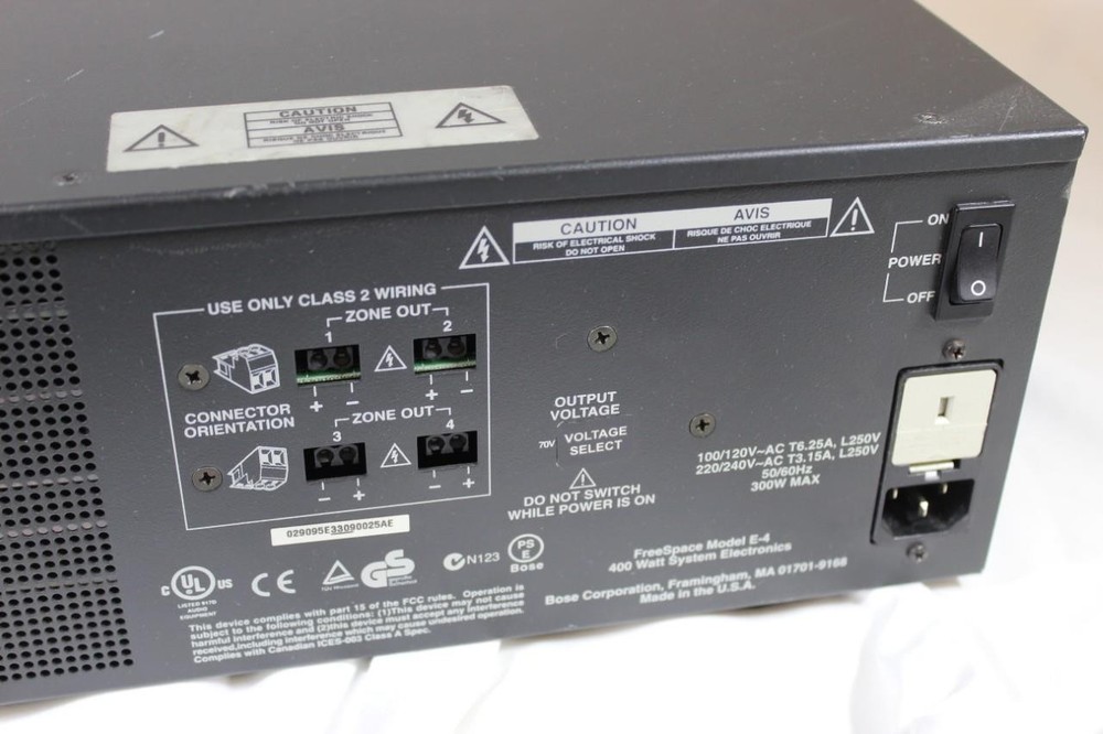 Bose FreeSpace Model E4 Business Music System