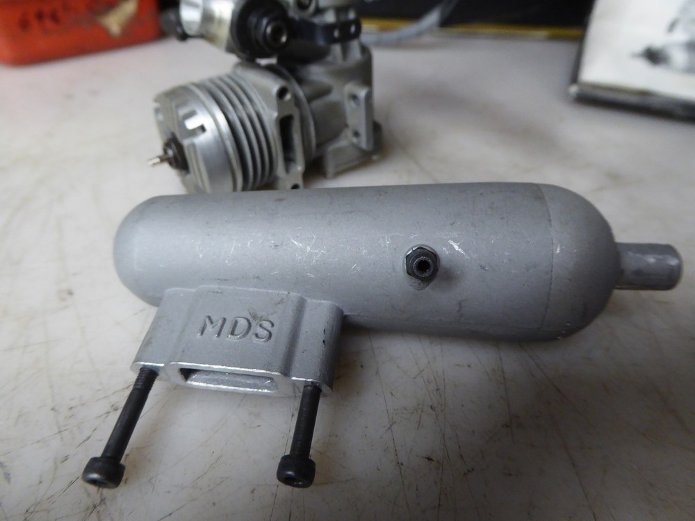 MDS 18 Pro Series RC Engine with muffler,box & paperwork