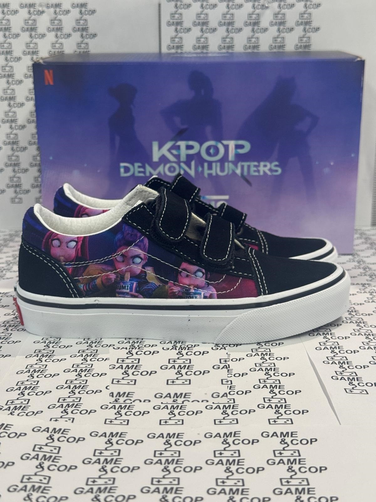 Vans X K-Pop Kpop Demon Hunters Sneakers Rumi Old Skool PS Size 10.5-13 NEW