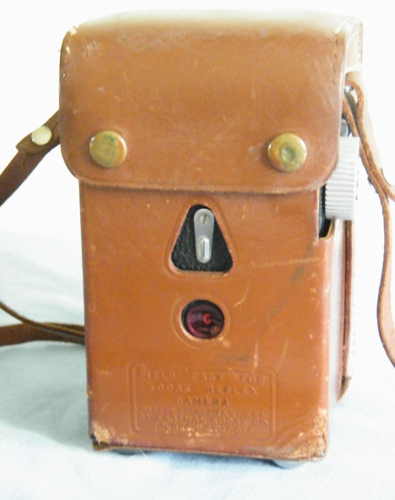 Vintage Kodak Reflex II Camera in Leather Field Case ~ Untested, sold as is