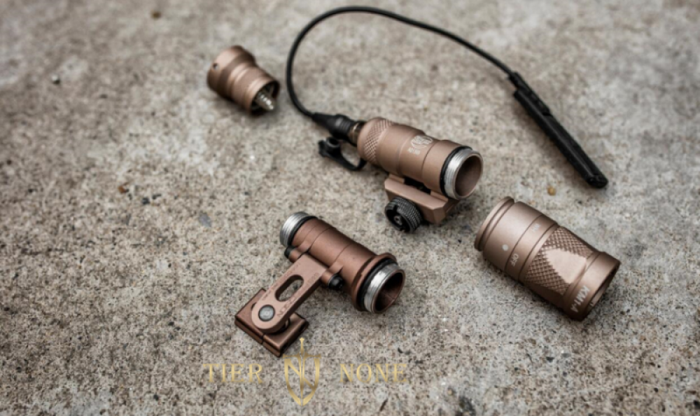 SS Precision M-AX CAG Helmet Flashlight Mount Flashlight Base SS MAX Bracket