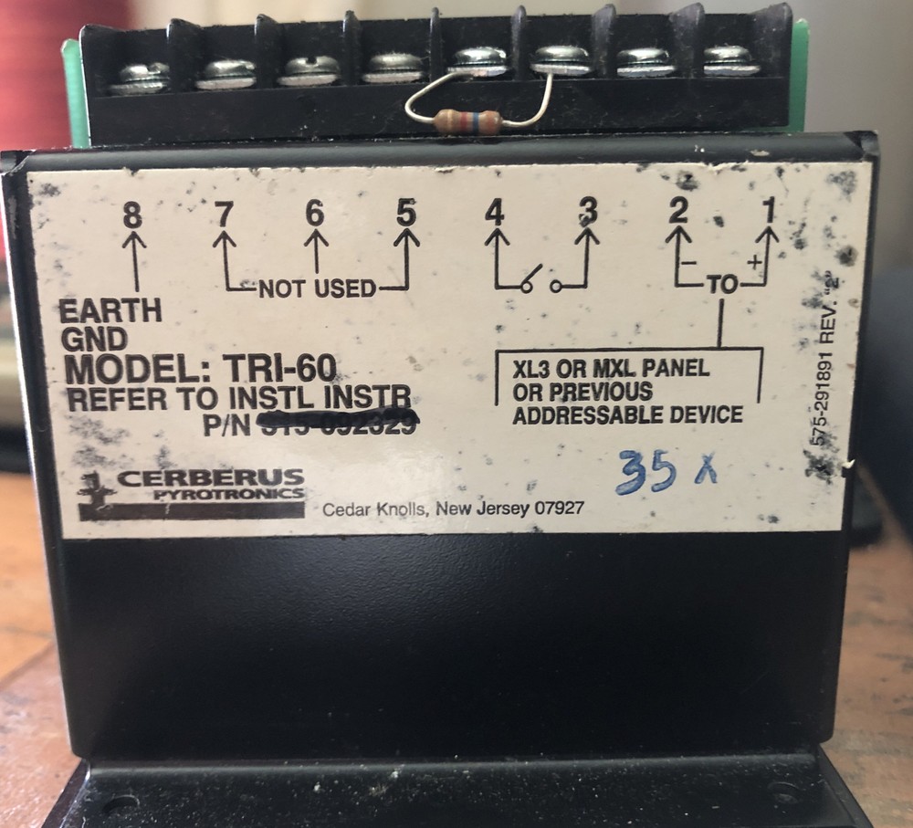 fire alarm Cerberus TRI-60 Interface Module Used Free Shipping