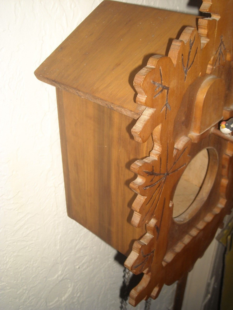 Sessions electric cuckoo clock case used