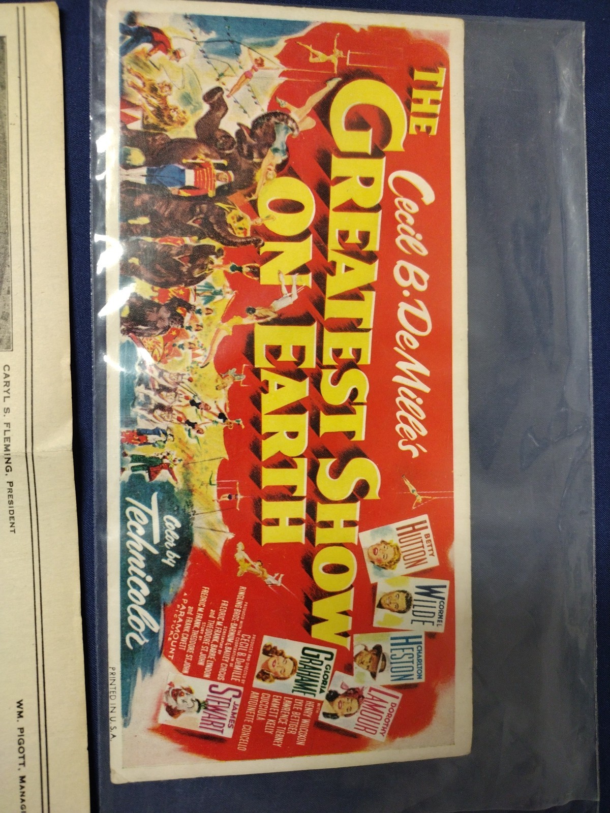 Lot#13 Ringling Bros. B&B Vintage Circus Memorabilia Some Scarce.