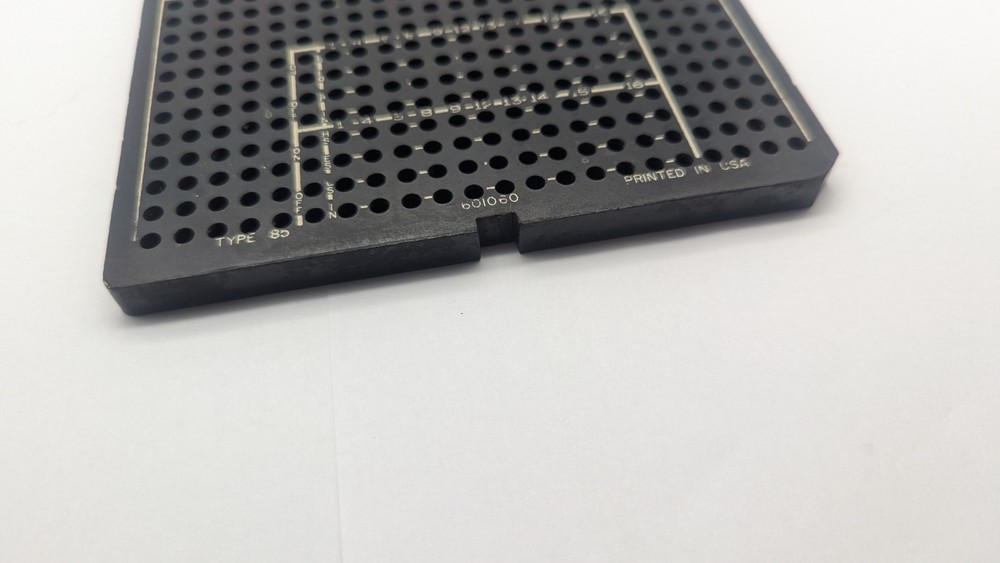 Vintage IBM 601060 Plug Board Machine Plugboard Control Panel FOR DISPLAY