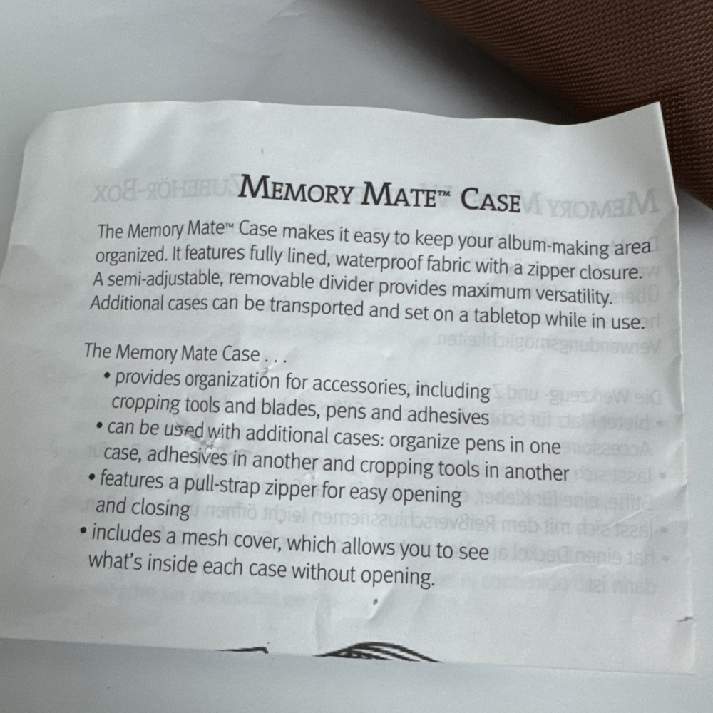 Creative Memories Journaling Mate Cases & Memory Mate Case Brown Pink