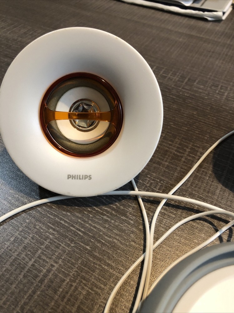 Philips SBA1500 Amplified Wired Speakers White Compact Audio Jack