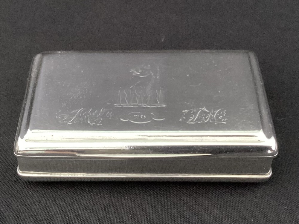 Sterling Silver Snuff Box