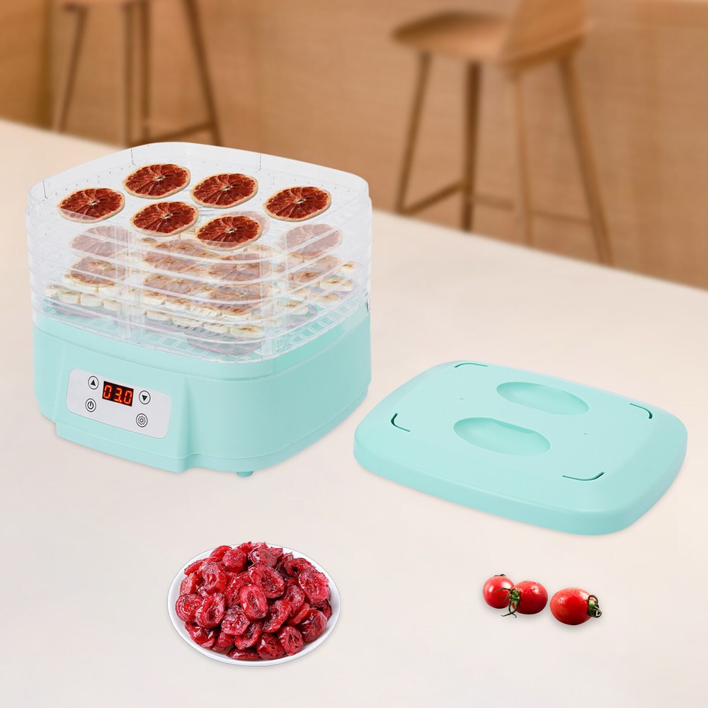 6-Tier Food Dehydrator Machine with Adjustable Temperature and Timer