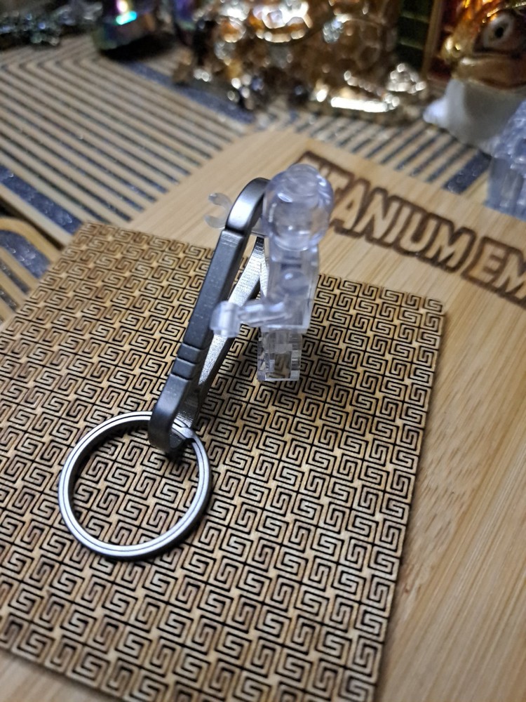 EDC Titanium Carabiner Keychain
