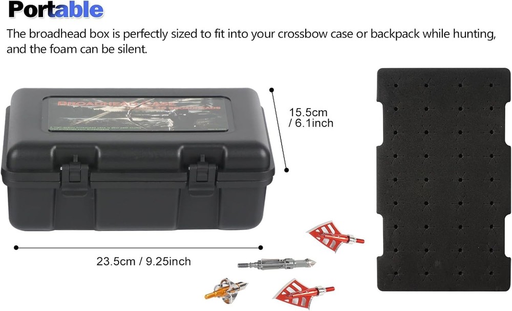 Broadhead Storage Case for Bow