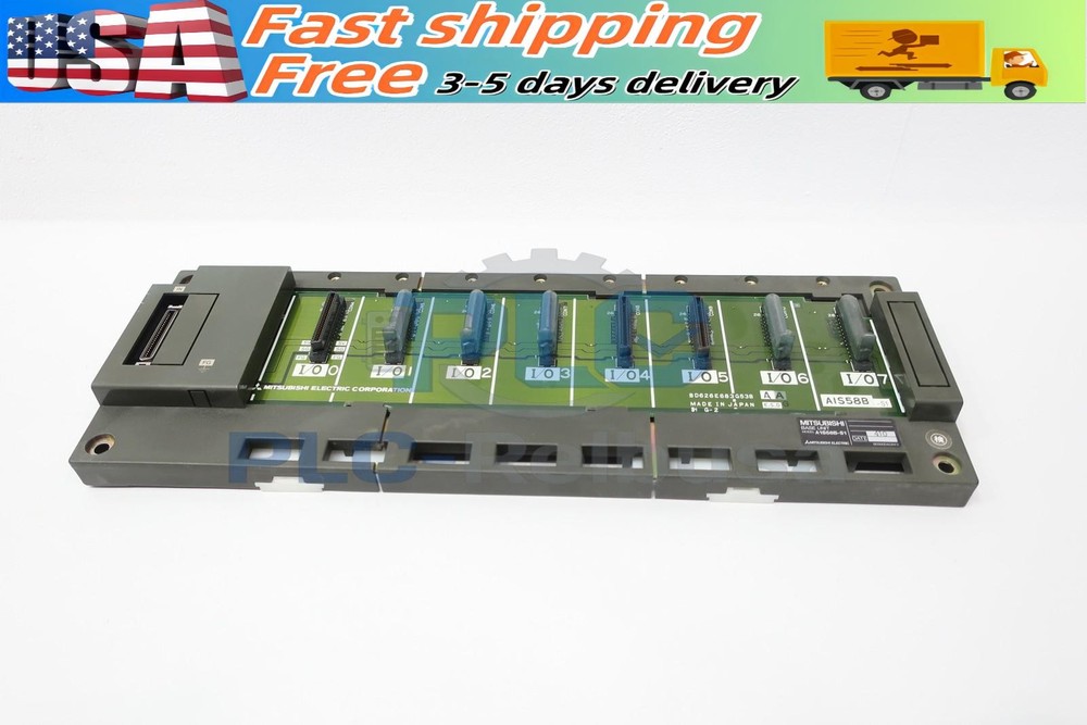 Mitsubishi A1S58B-S1 Base Unit Module 7 I/o
