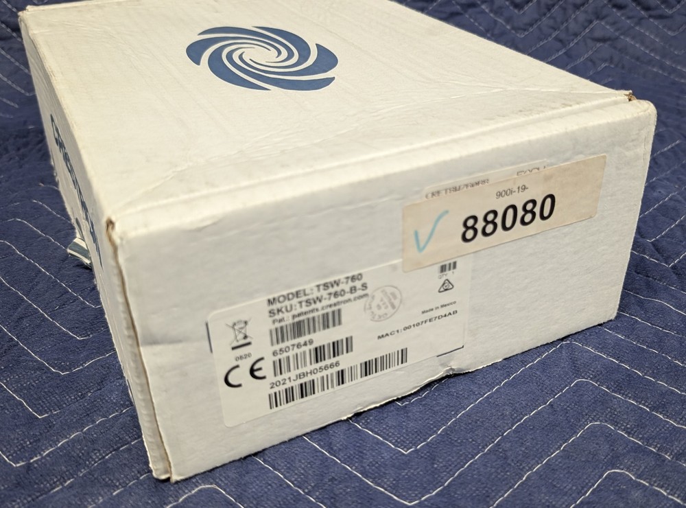 Crestron TSW-760 7" Inch Wall Mount Touch Screen Control Panel