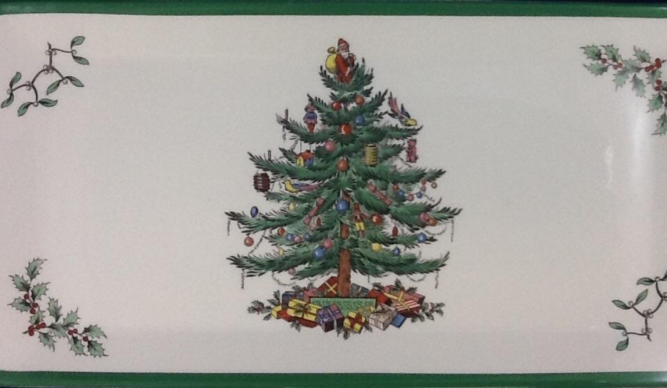 Spode Christmas Tree Large Sandwich Tray S3324