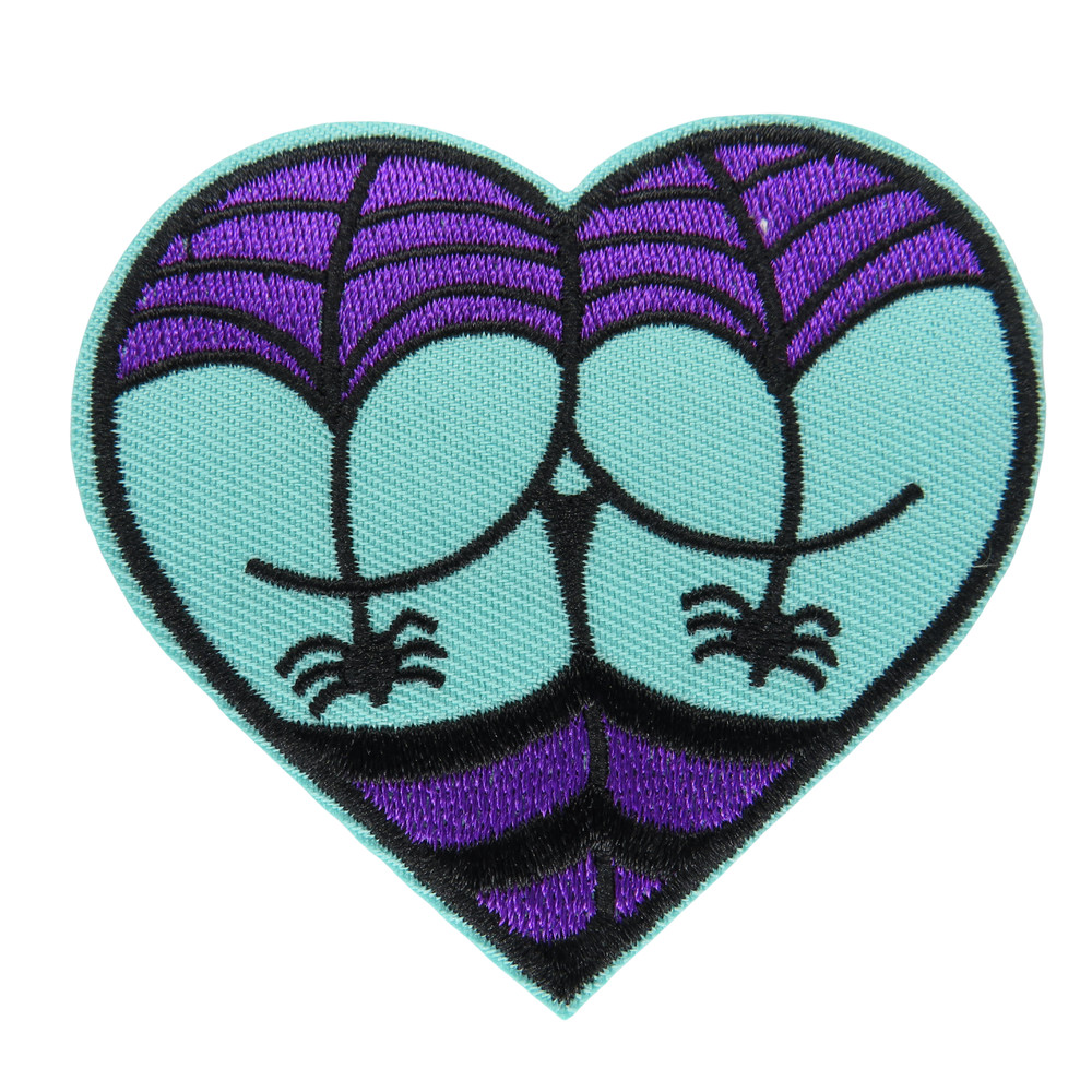 Sexy heart patch patch iron on patch biker punk patch iron on