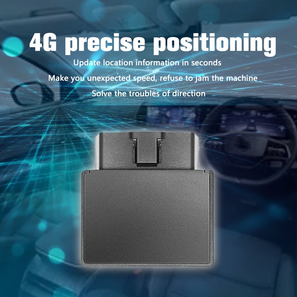 4G LTE GPS Tracker Real-time Positioning OBD Tracker Support IOS & Android Apps