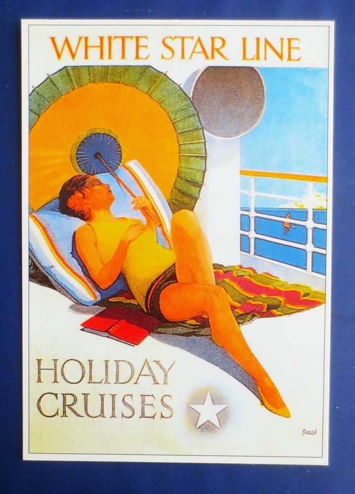 WHITE STAR TITANIC POSTCARD