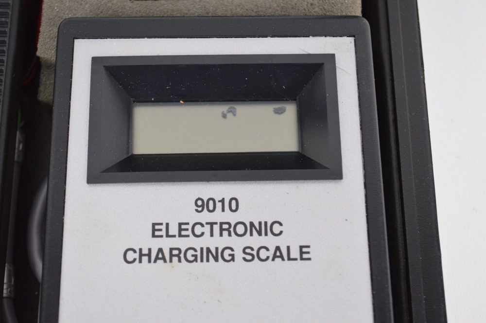 TIF Instruments 9010 Electronic Refrigerant Charging Scale in Case WORKS!