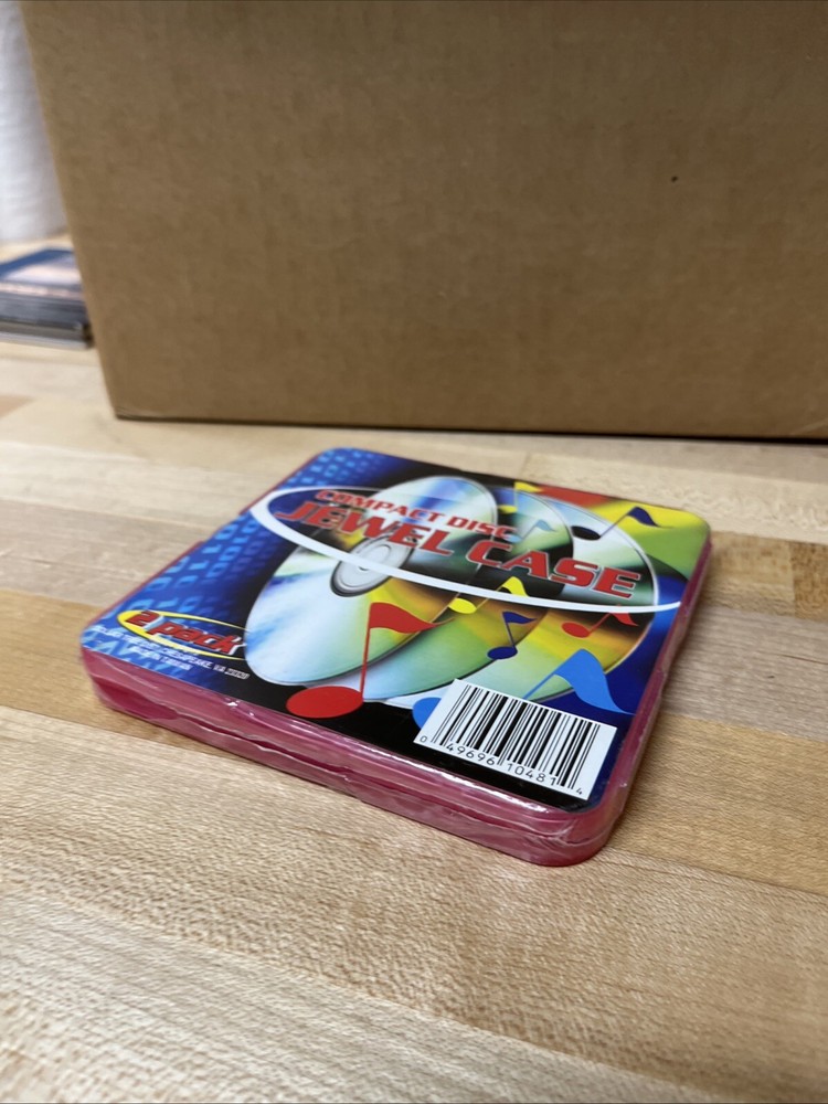 Compact Disc Jewel Case 2pack. Sealed B1
