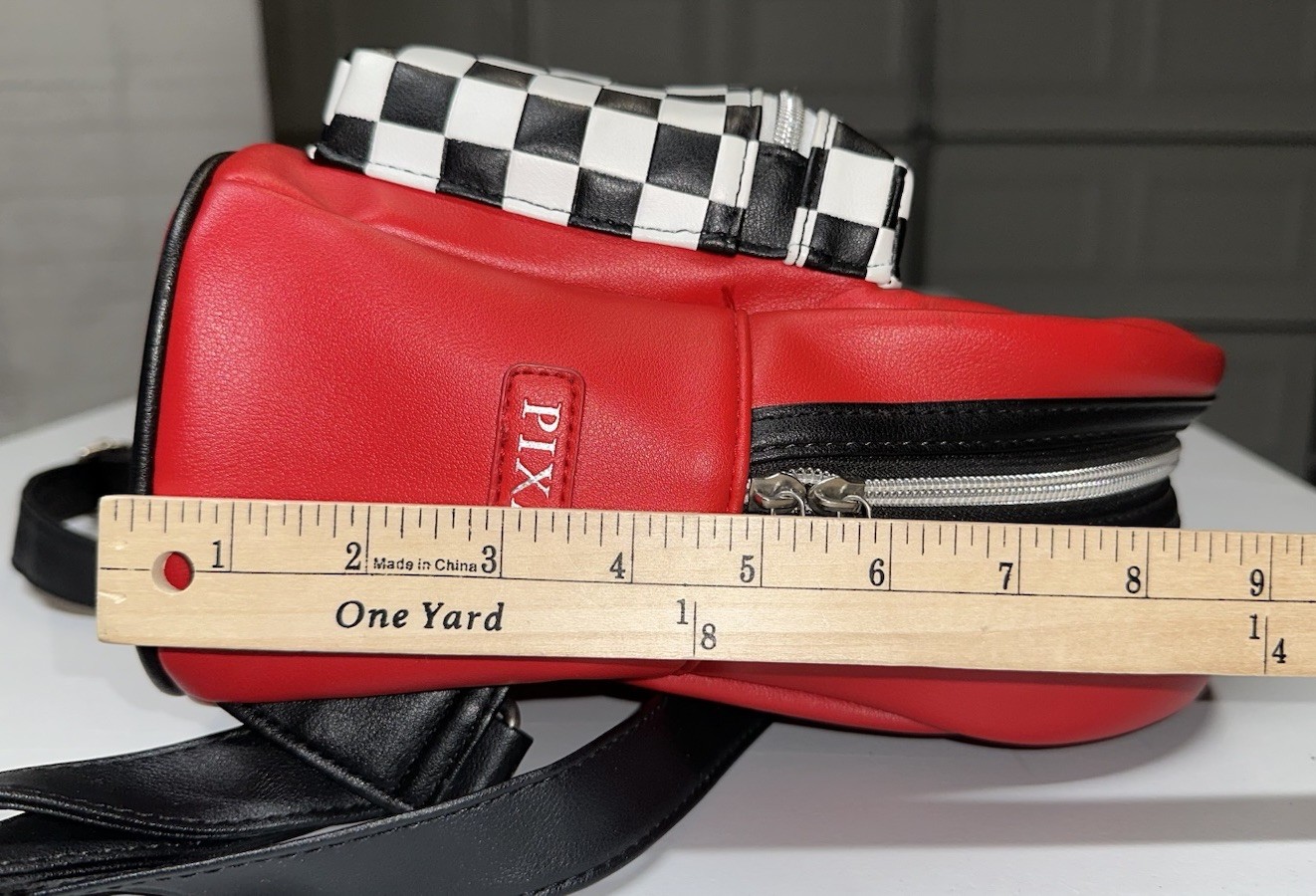 Loungefly Disney Pixar Toy Story Pizza Planet Red Mini Backpack Purse Bag