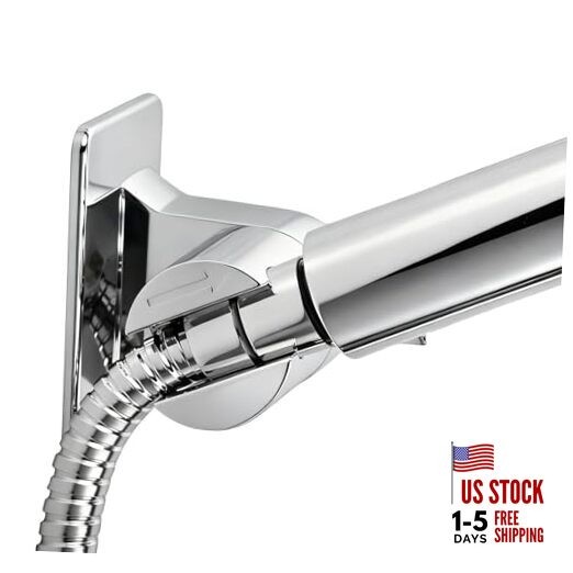 Handheld Shower Head Holder - No Drill - 360 Variable Adjustable - Tension Nut